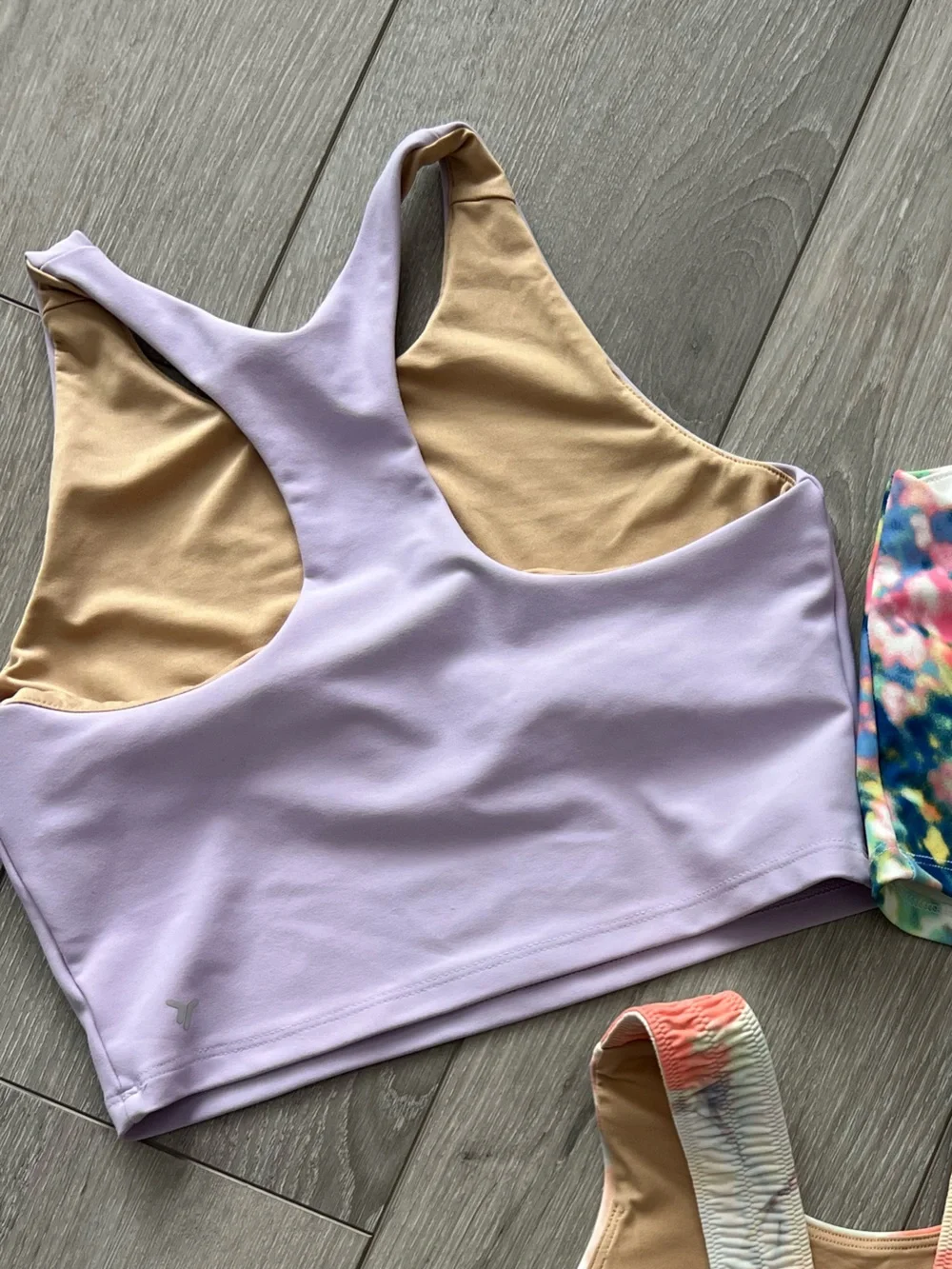 Old Navy Active Pastel Sports Bra Girls Size 10/12 L